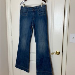 Worn one time. Flared jeans
